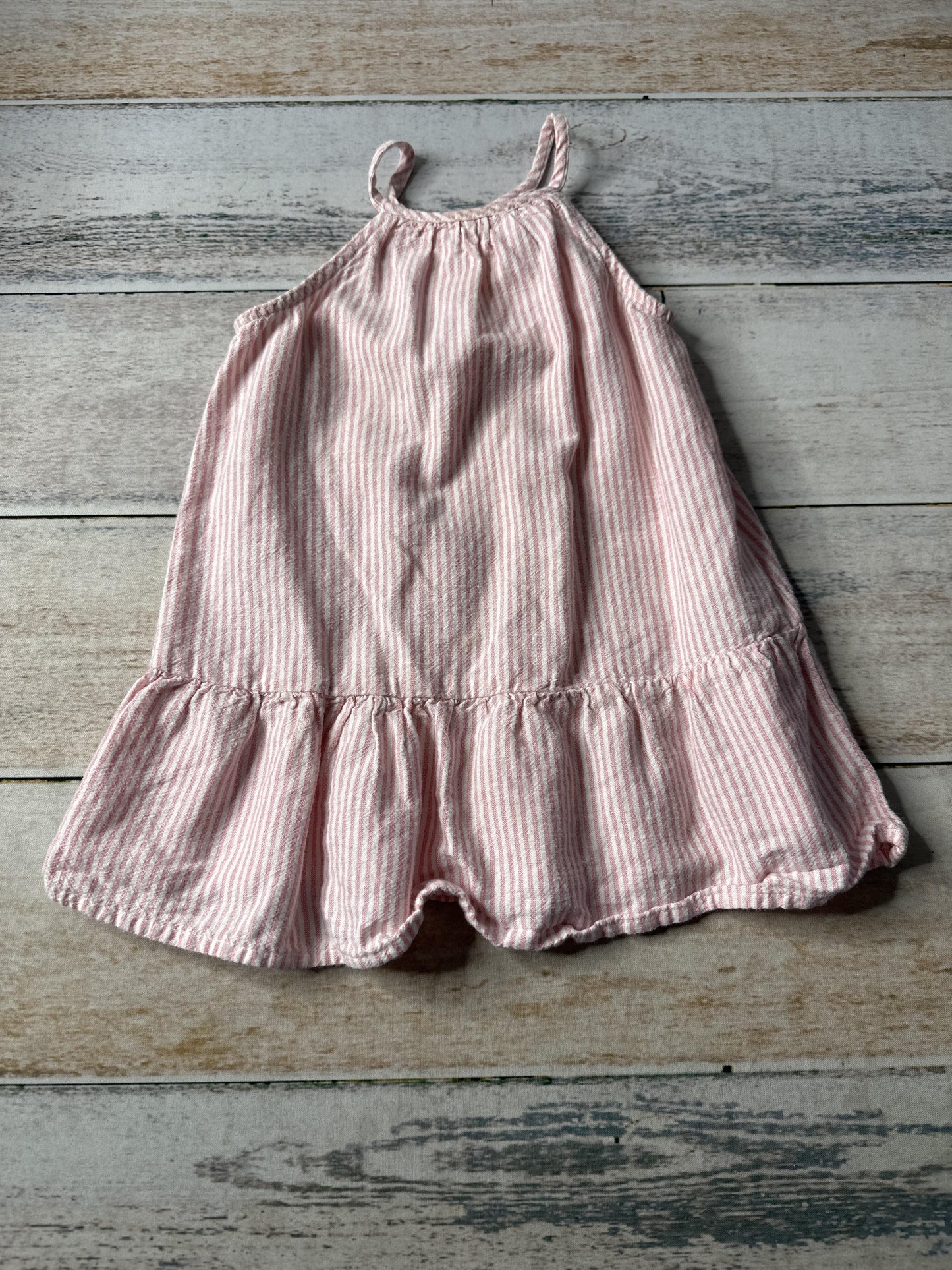 Old Navy Girls Wool White | pink Dress Size: 12-18 months Wool White | pink