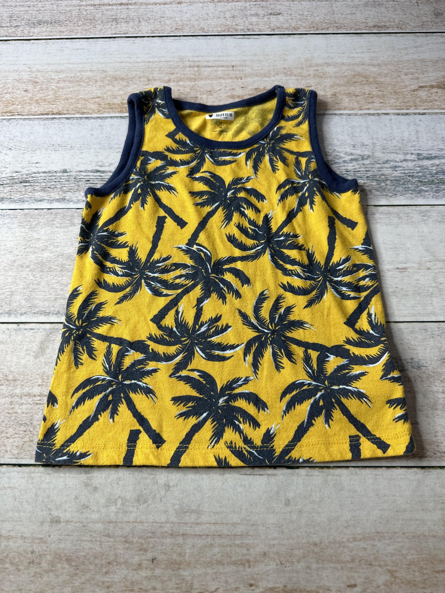 Unisex Yellow | Blue Tank Top Size: 3T Yellow | Blue