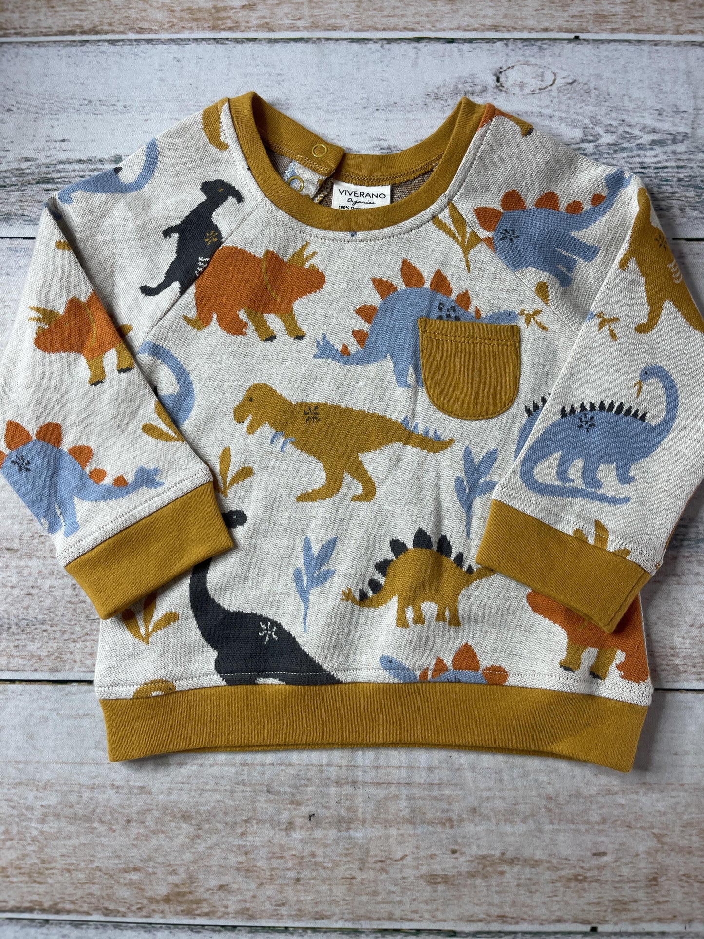 Viverano Boys Yellow | Dinosaur | Grey | Light Blue | Tan Pants Size: 12-18 months Yellow | Dinosaur | Grey | Light Blue | Tan