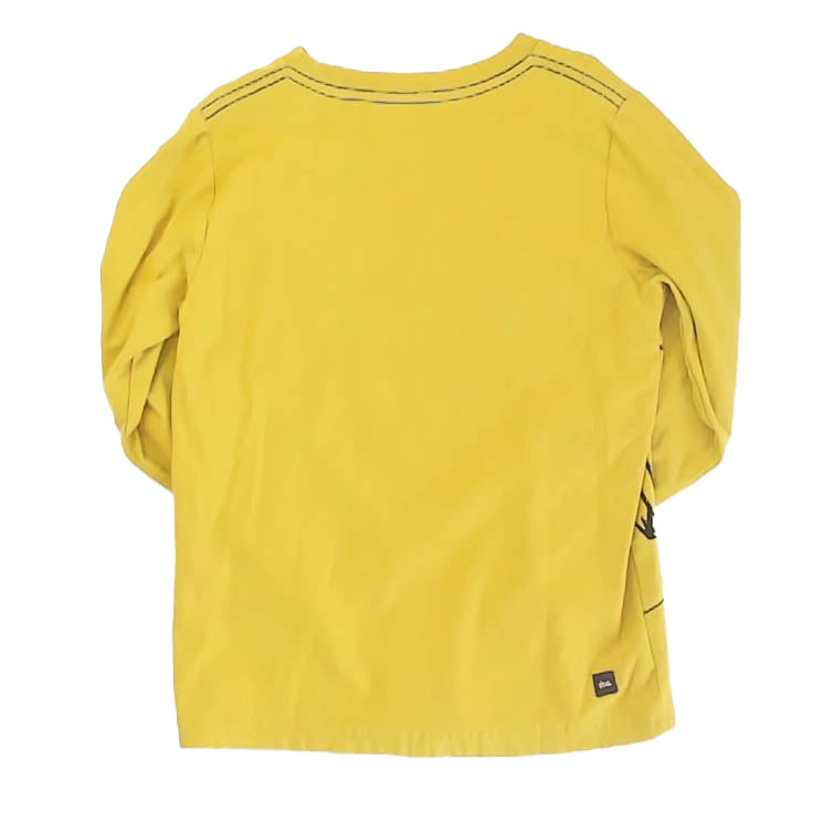 Tea Collection Boys Yellow DInosaur Long Sleeve T-Shirt Size: 7 Years Yellow DInosaur
