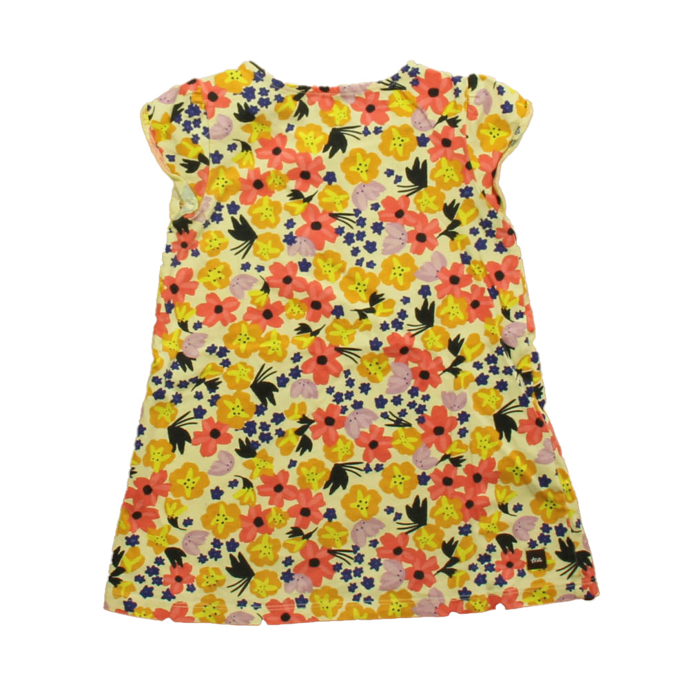 Tea Girls Yellow | Floral Sun Dress Size: 2T Yellow | Floral