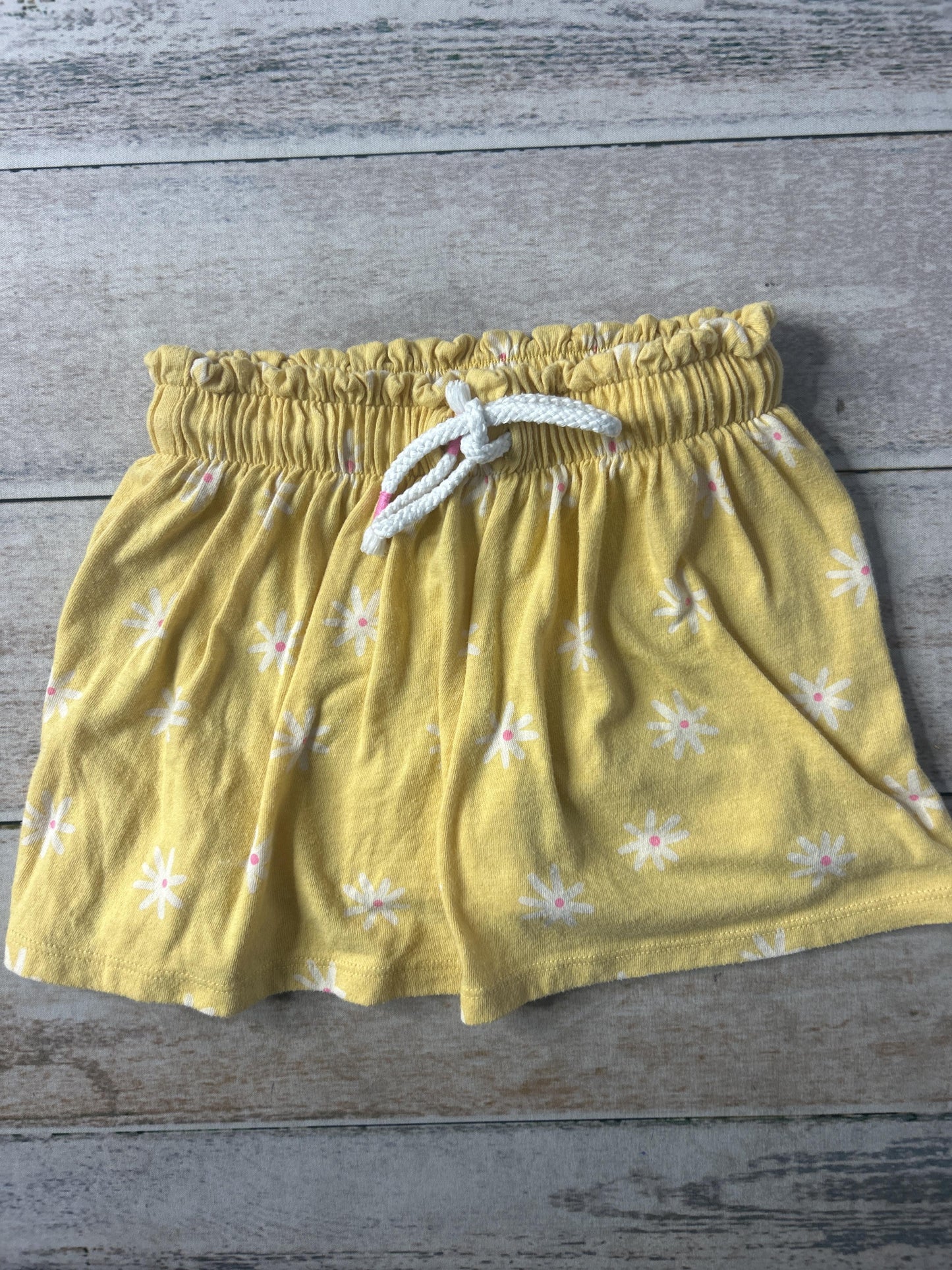Girls Yellow | Floral Skirt Size: 3T Yellow | Floral