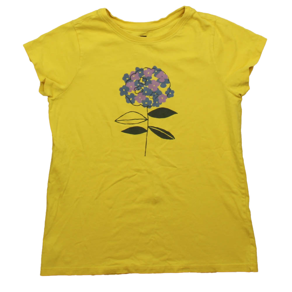 Tea Girls Yellow Flower T-Shirt Size: 12 Years Yellow Flower