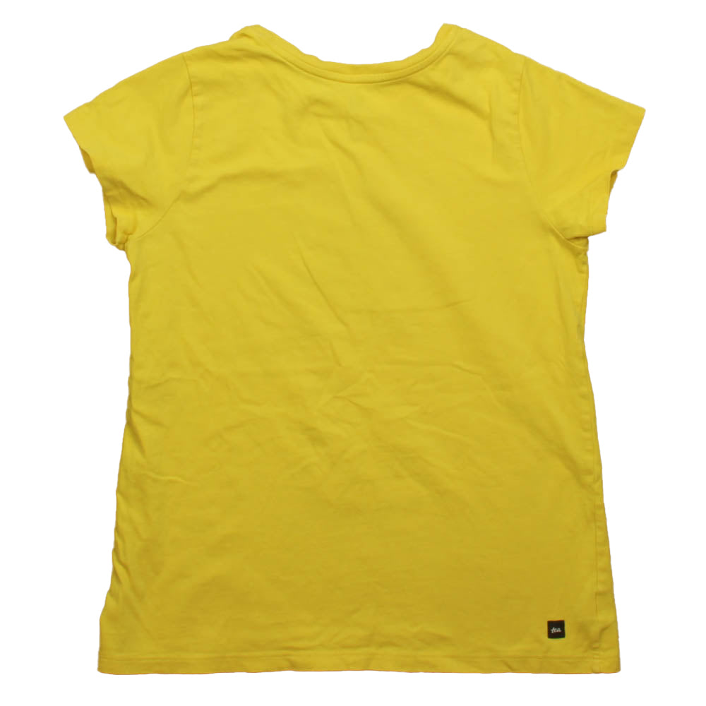 Tea Girls Yellow Flower T-Shirt Size: 12 Years Yellow Flower