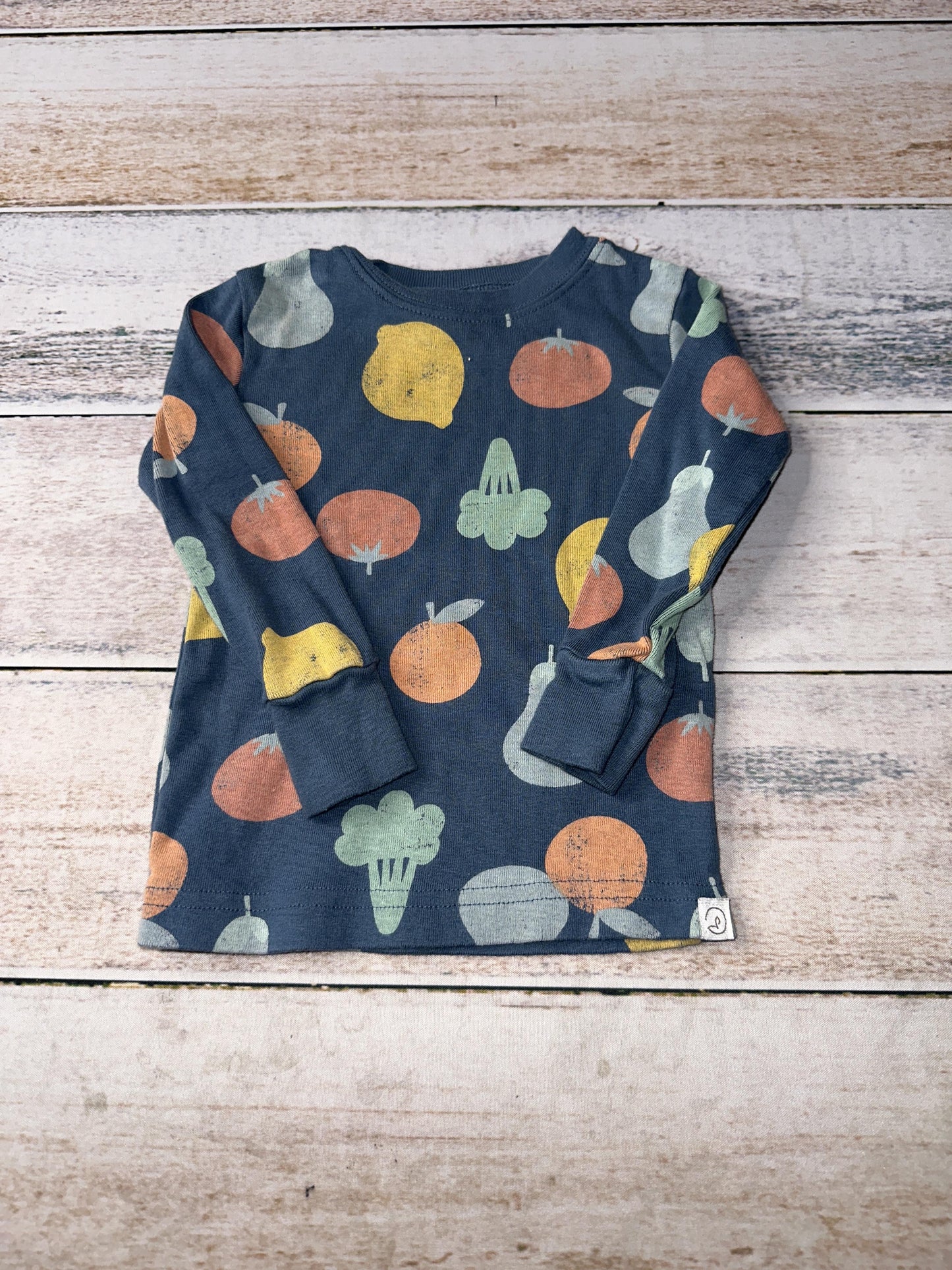 Little Planet Unisex Yellow | light green | Red Pajamas Size: 18 months Yellow | light green | Red