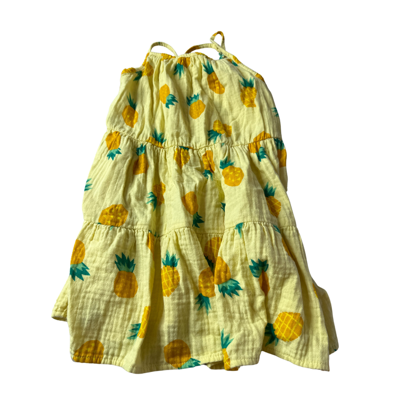 Cat & Jack Girls Yellow | Pineapple Dress Size: 5T Yellow | Pineapple