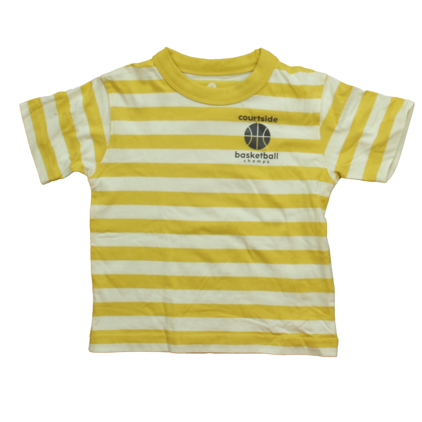Cotton on Kids Boys Yellow | White | Stripes T-Shirt Size: 3T Yellow | White | Stripes