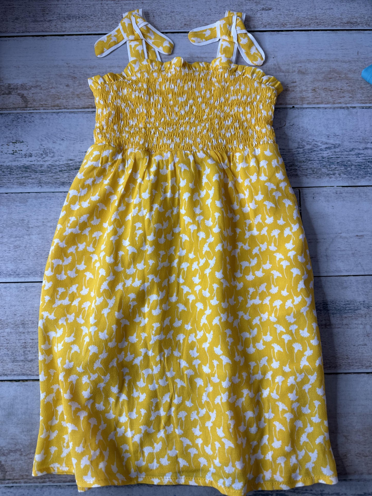 DVF Girls Yellow | White Dress Size: 3T Yellow | White