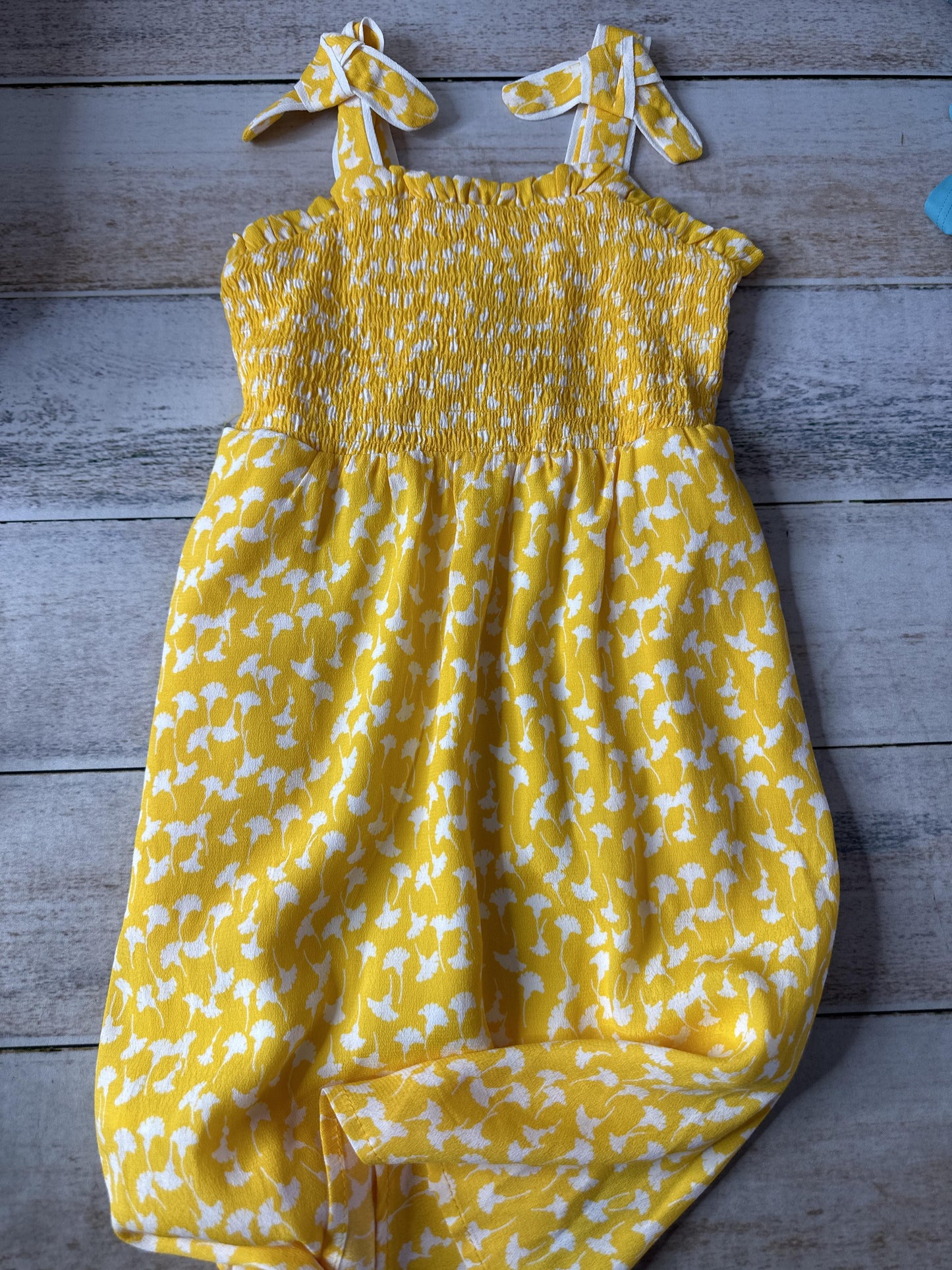 DVF Girls Yellow | White Dress Size: 4T Yellow | White
