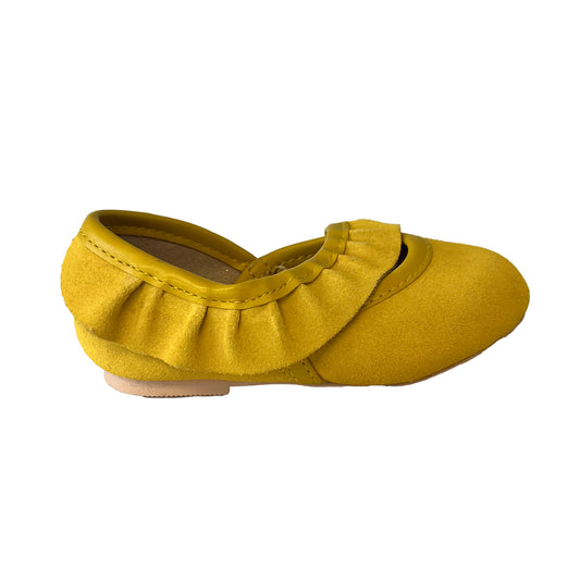 Janie and Jack Girls Yellow Shoes Size: 4 Infant Yellow