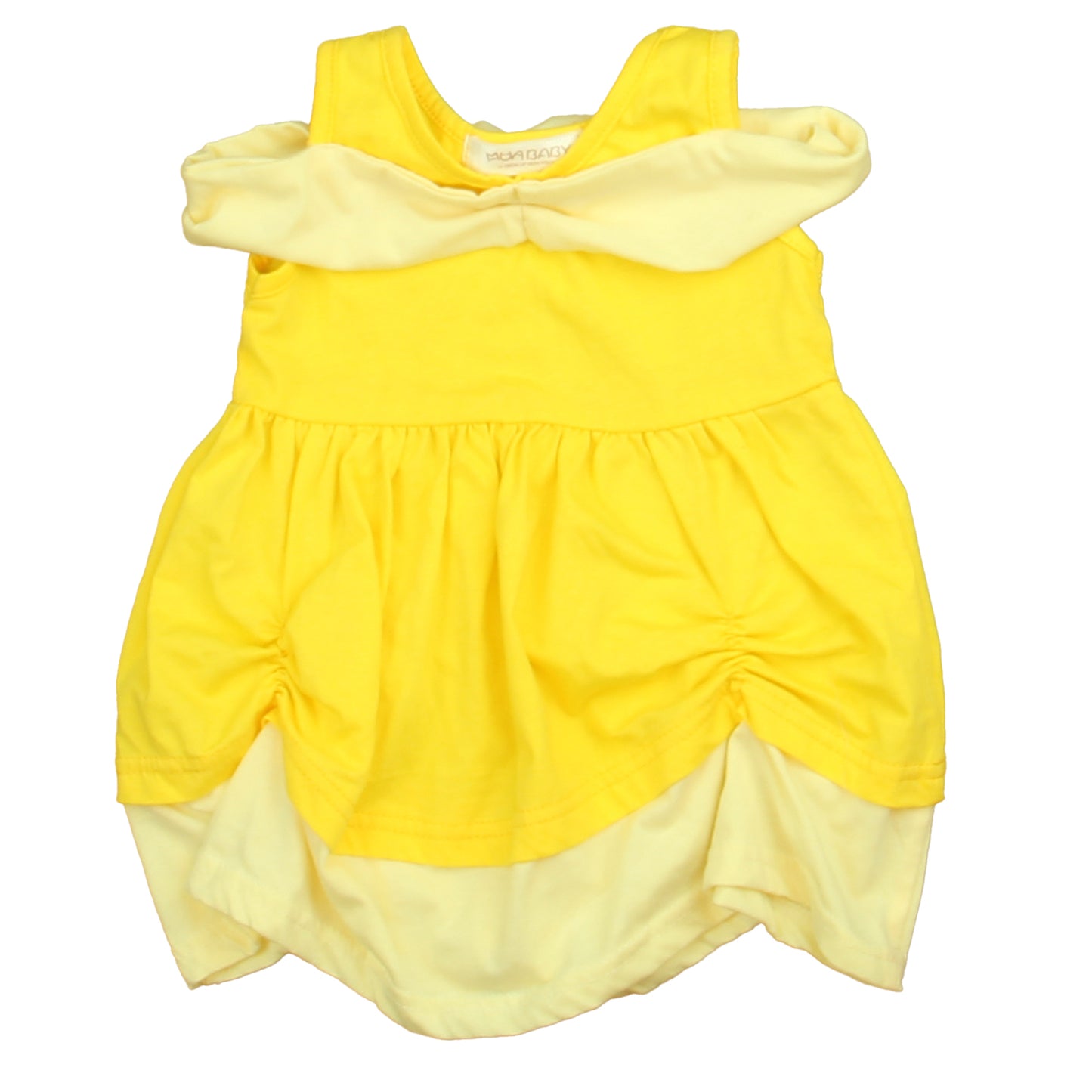 Muababy Girls Yellow Dress Size: 18 Months Yellow