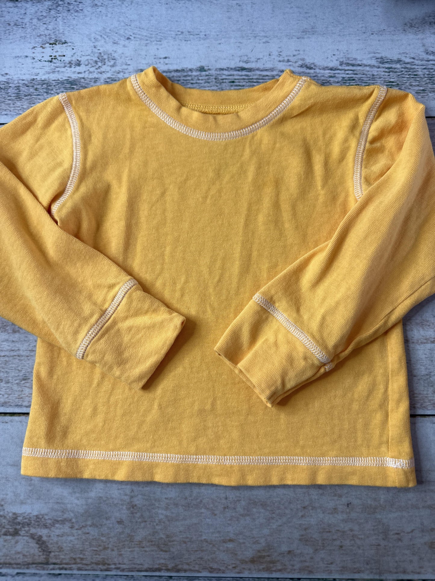 Half Days Unisex Yellow Long Sleeve T-Shirt Size: 2T Yellow