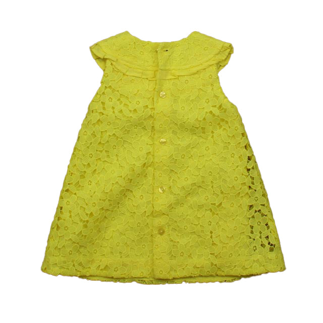Mayoral Girls Yellow Dress Size: 12 Months Yellow