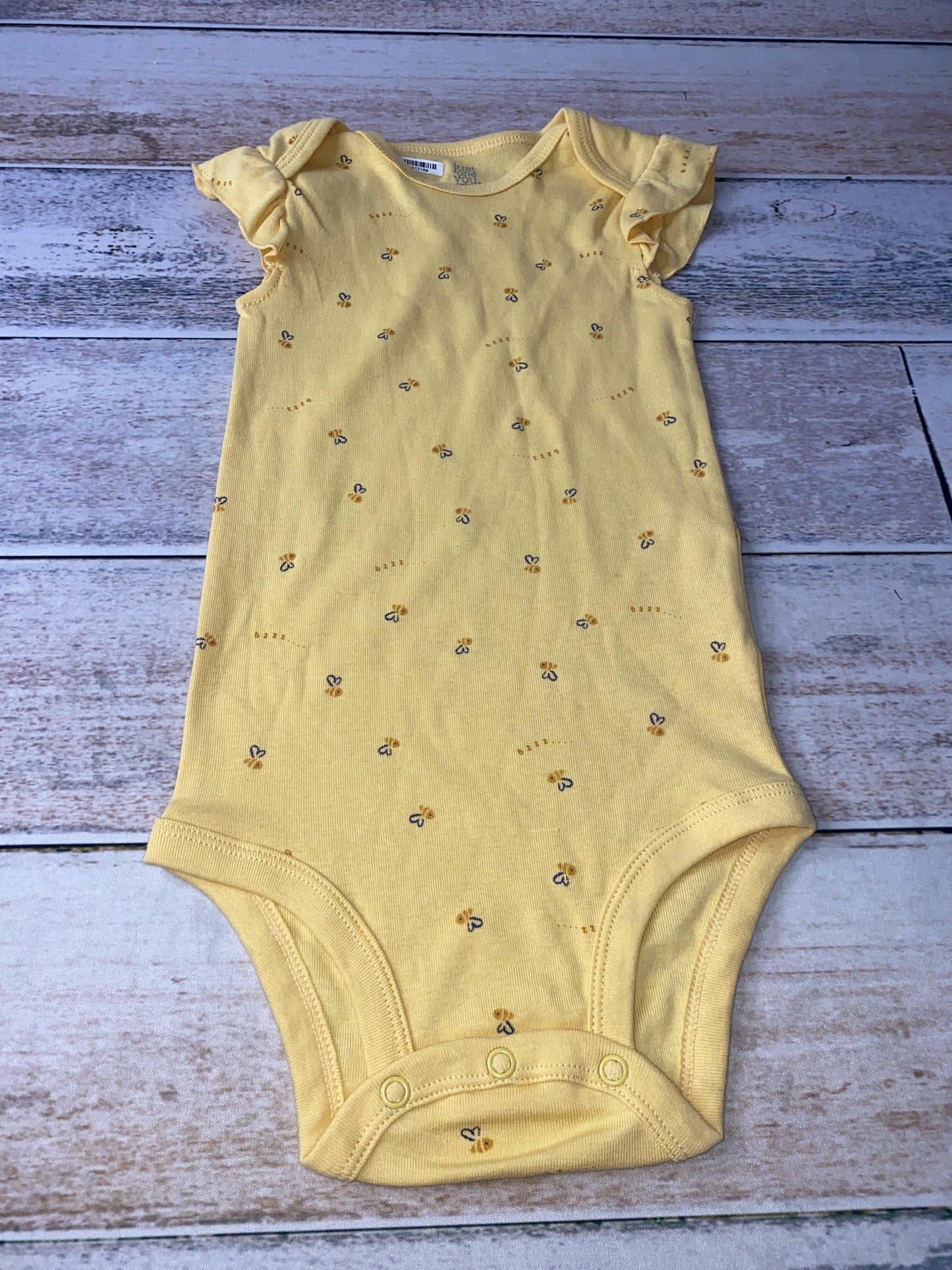 Carters Unisex Yellow Onesie Size: 24 months Yellow