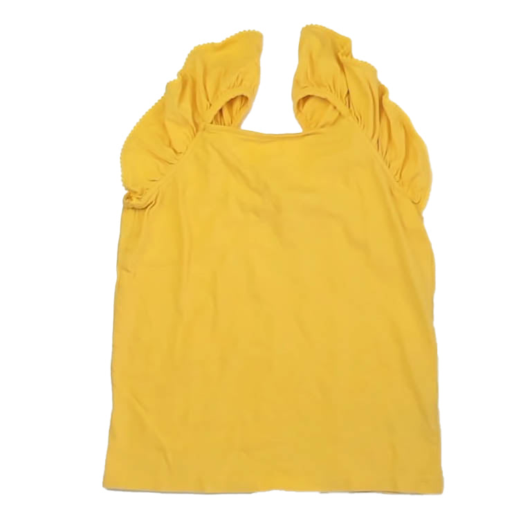 Janie and Jack Girls Yellow Tank Top Size: 12 Years Yellow