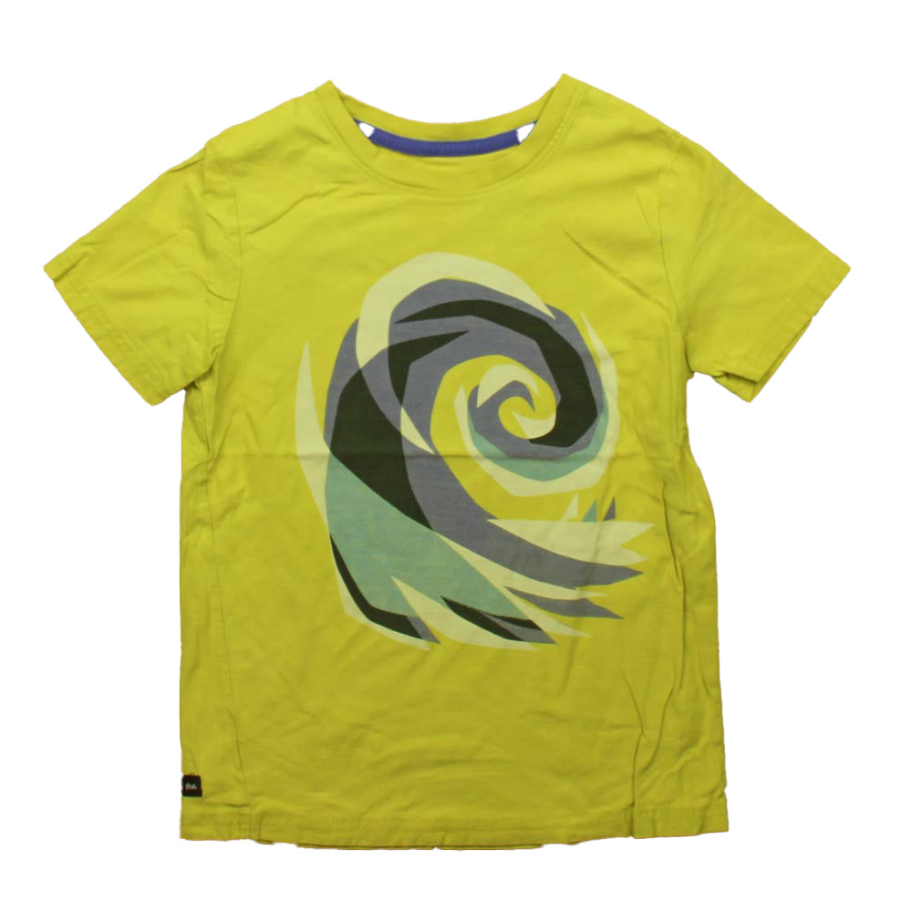 Tea Collection Boys Yellow T-Shirt Size: 8 Years Yellow