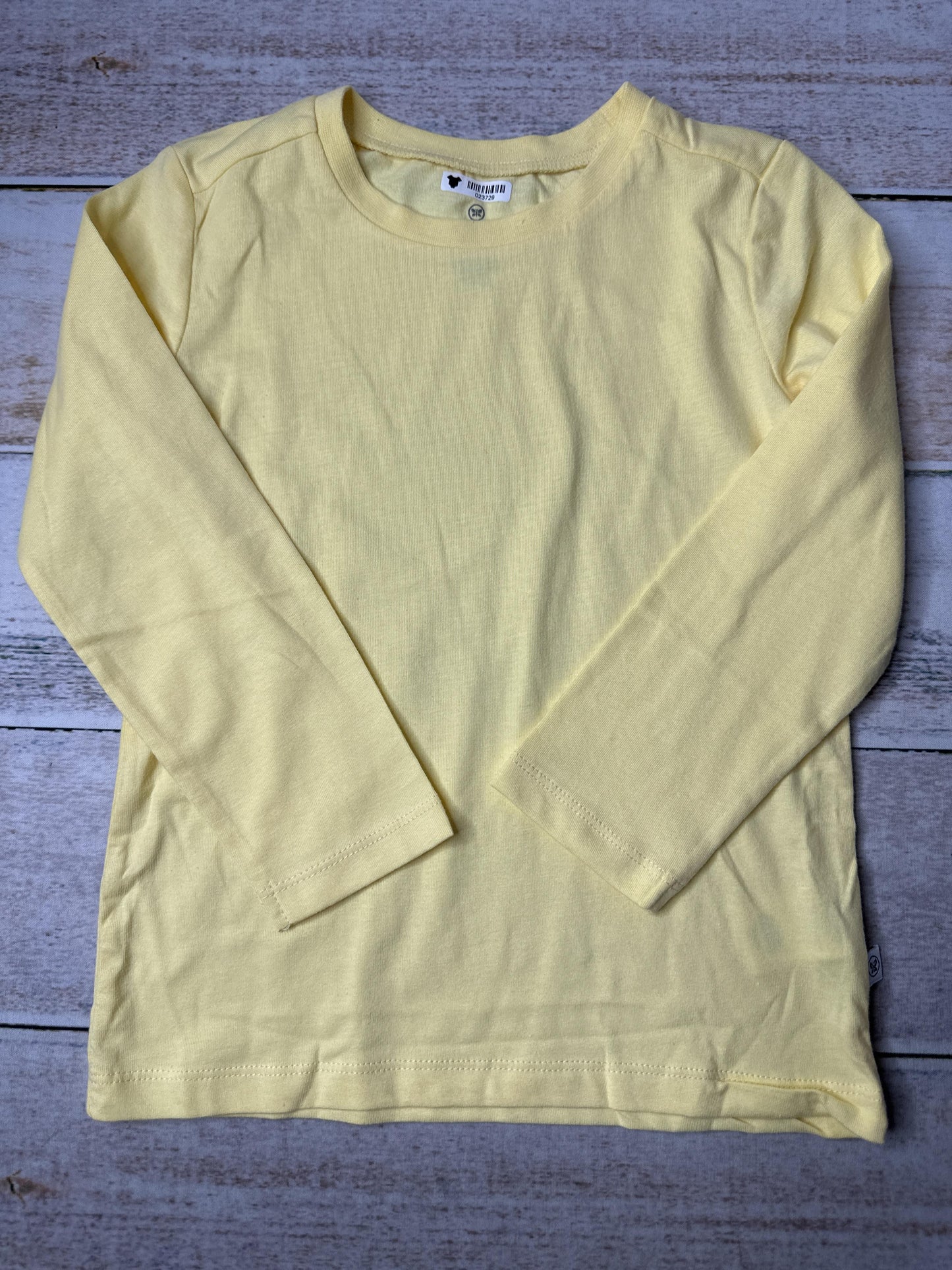 Honest Co Unisex Yellow Long Sleeve T-Shirt Size: 3T Yellow