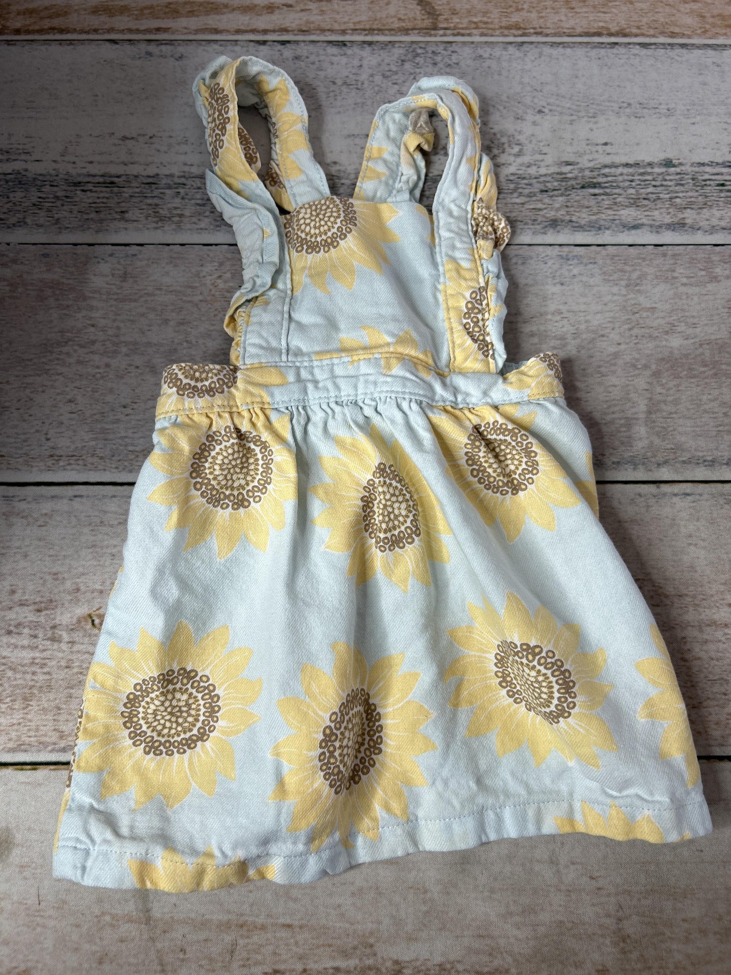 Girls Yellow Dress Size: 0-3 months Yellow