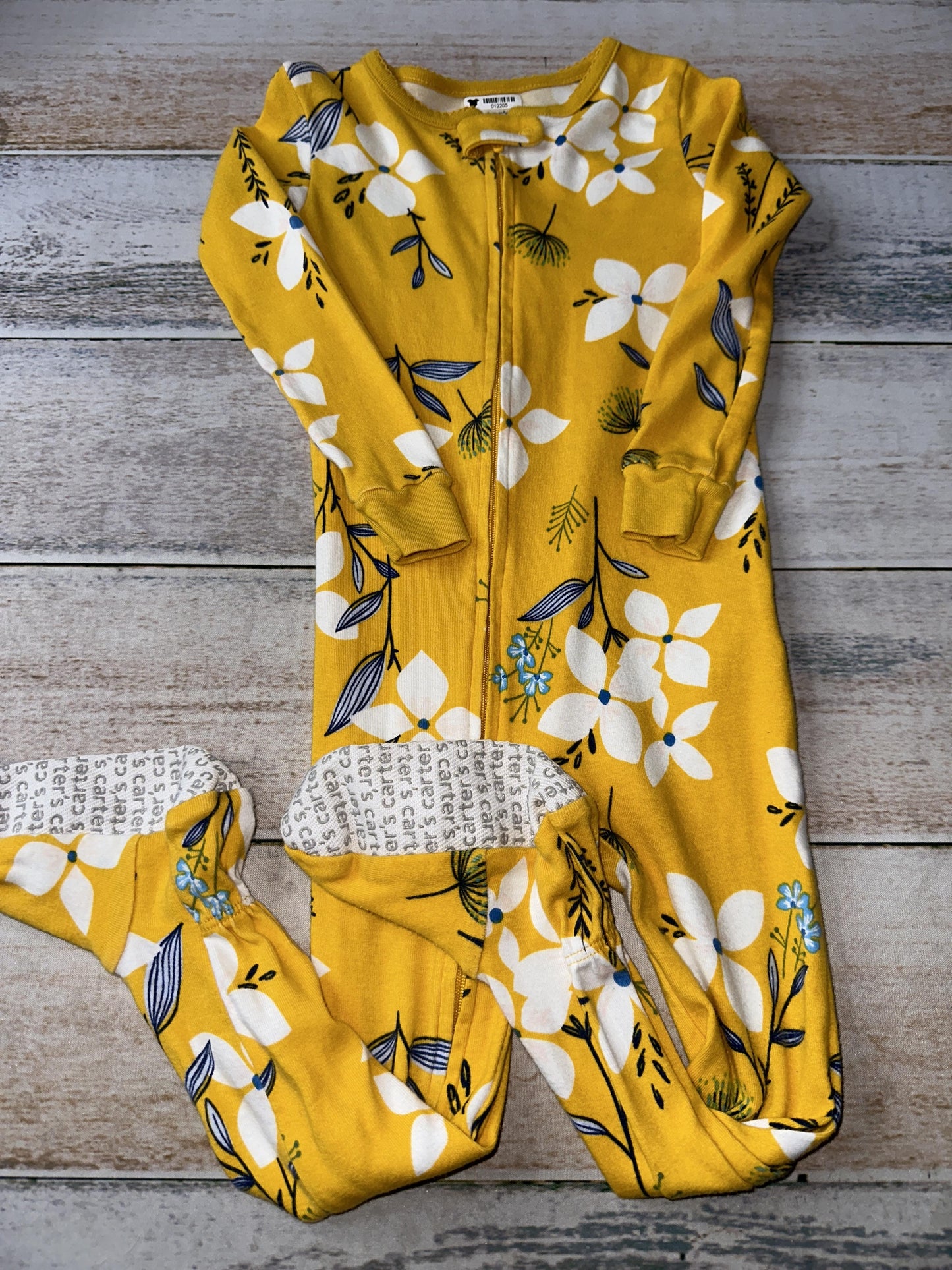 Carters Girls Yellow Pajamas Size: 24 months Yellow