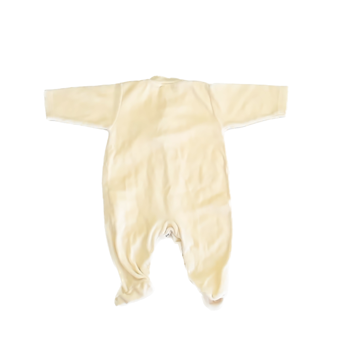 Kissy Kissy Unisex Yellow 1-piece footed Pajamas Size: 0-3 Months Yellow