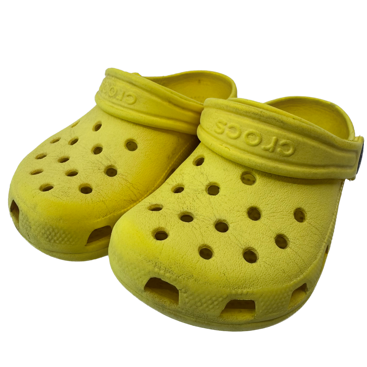 Crocs Unisex Yellow Shoes Size: 8 Toddler Yellow