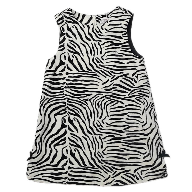 Gymboree Girls Zebra Dress Size: 5T Zebra