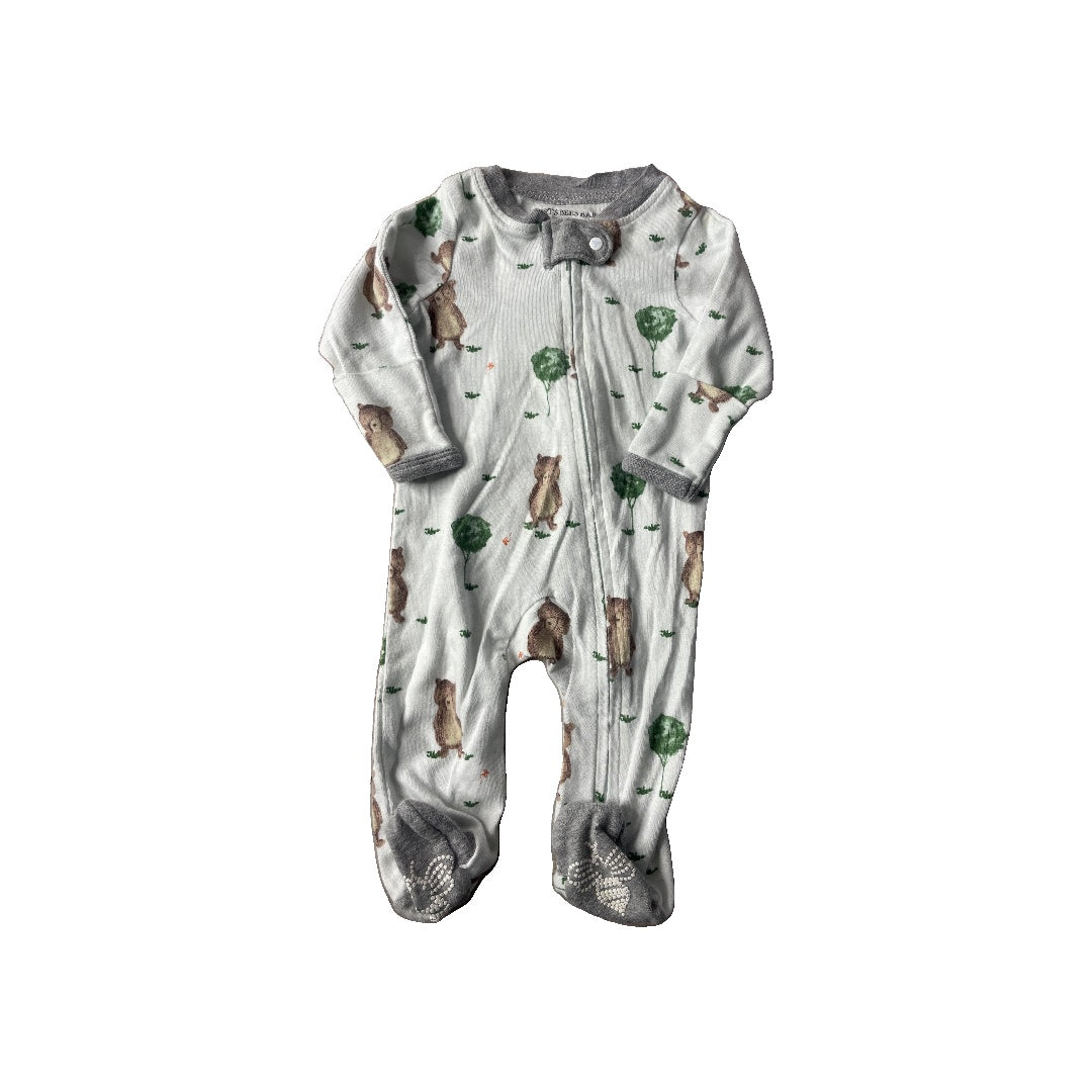 Unisex Pajamas Size: 0-3 months