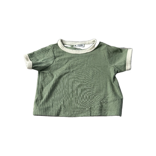 Cat & Jack Unisex Button Down Short Sleeve Size: 0-3 months