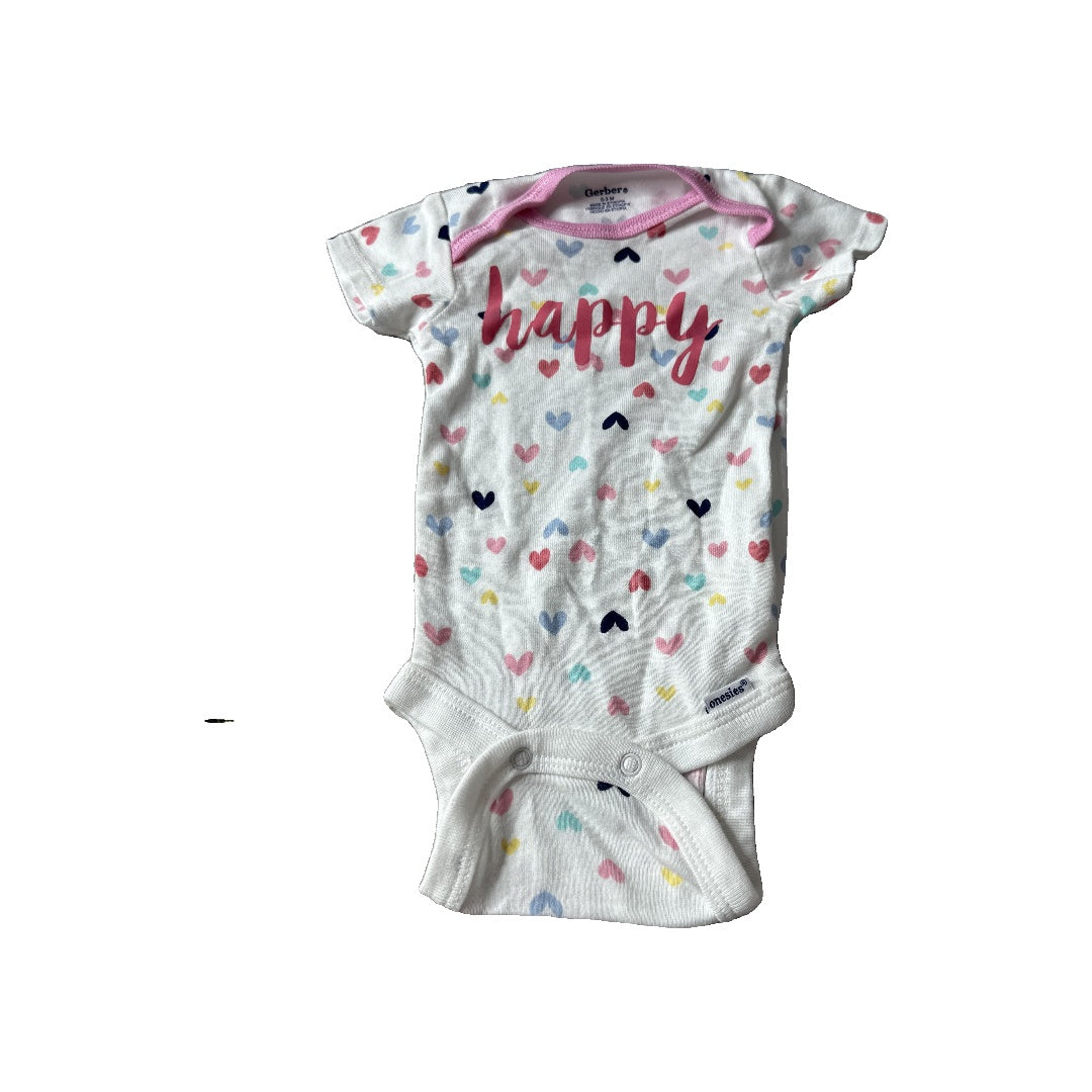 Gerber Unisex Onesie Size: 0-3 months
