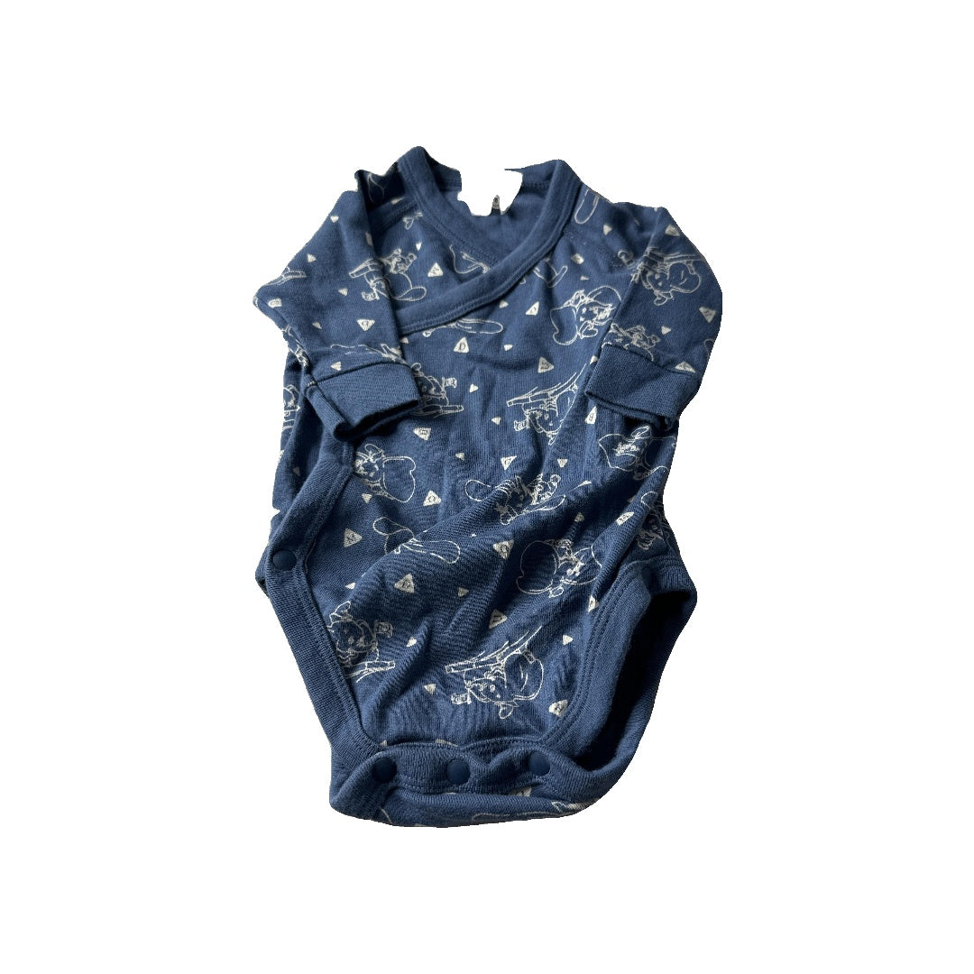Unisex Button Down Short Sleeve Size: 0-3 months