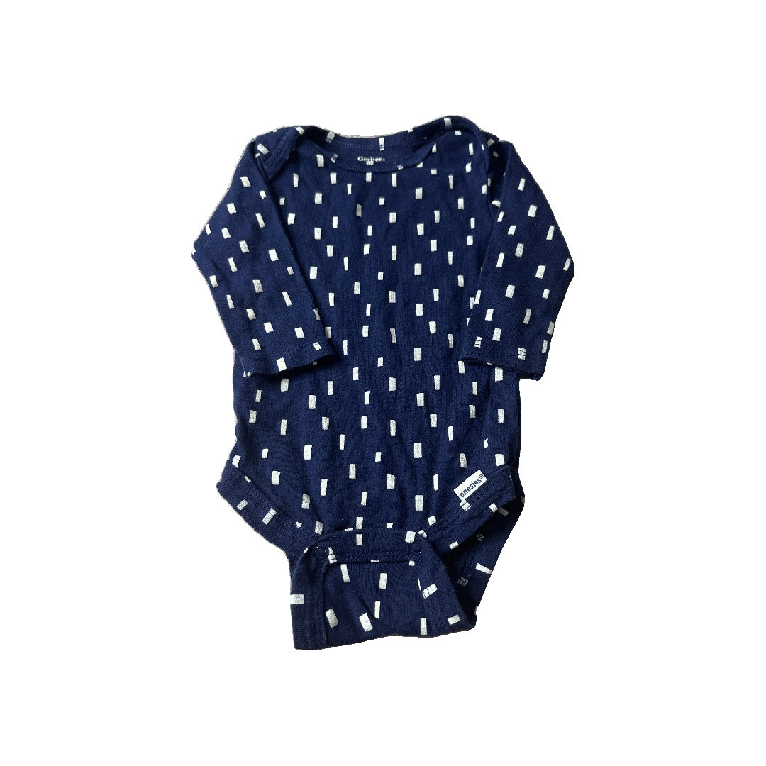 Gerber Unisex Onesie Size: 0-3 months