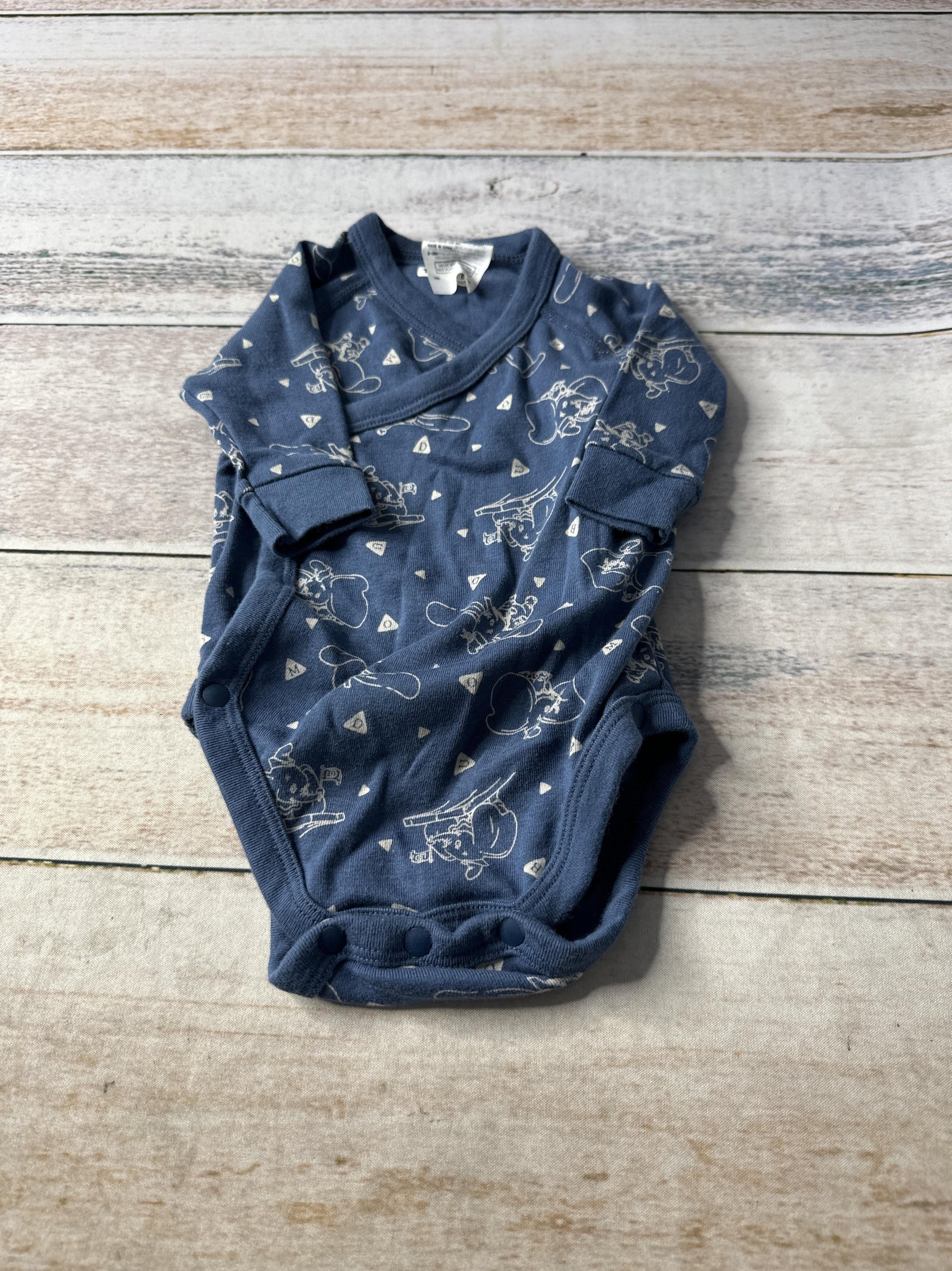 Unisex Button Down Short Sleeve Size: 0-3 months