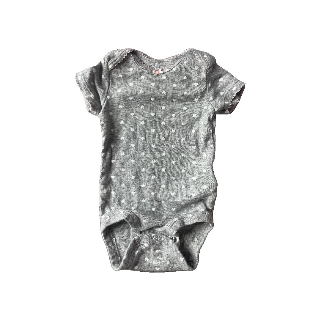 Carters Unisex Onesie Size: 0-3 months