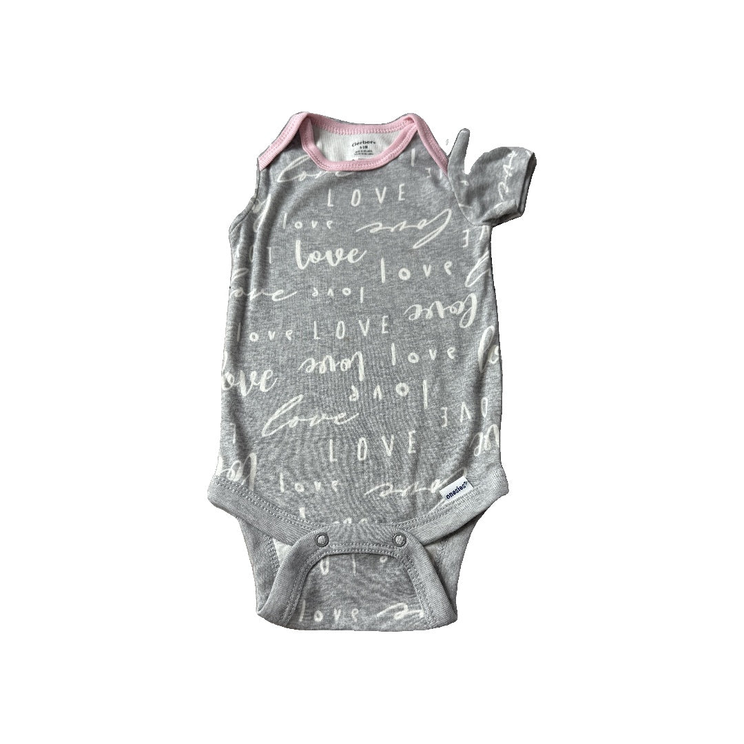 Gerber Unisex Onesie Size: 0-3 months