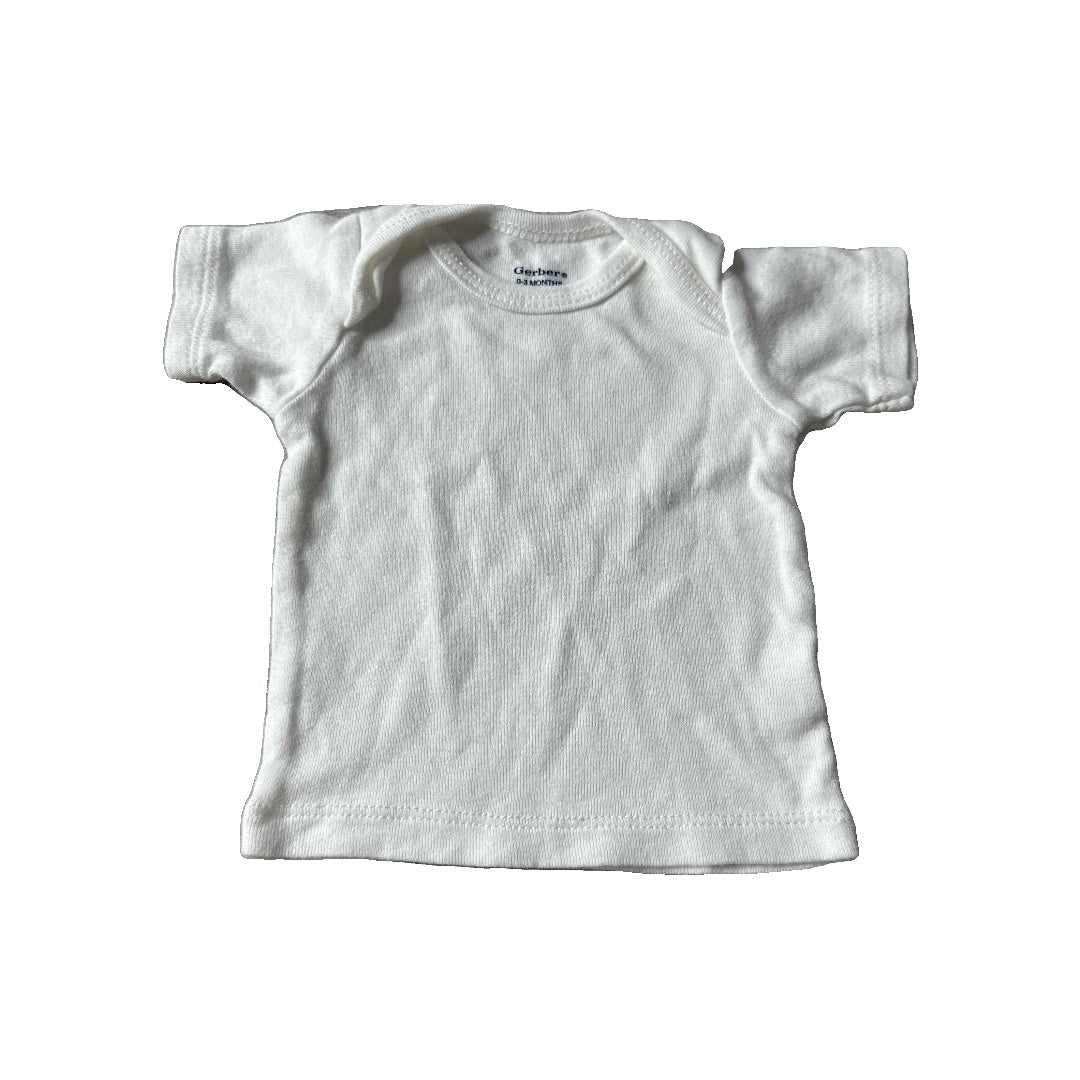 Gerber Unisex T-Shirt Size: 0-3 months