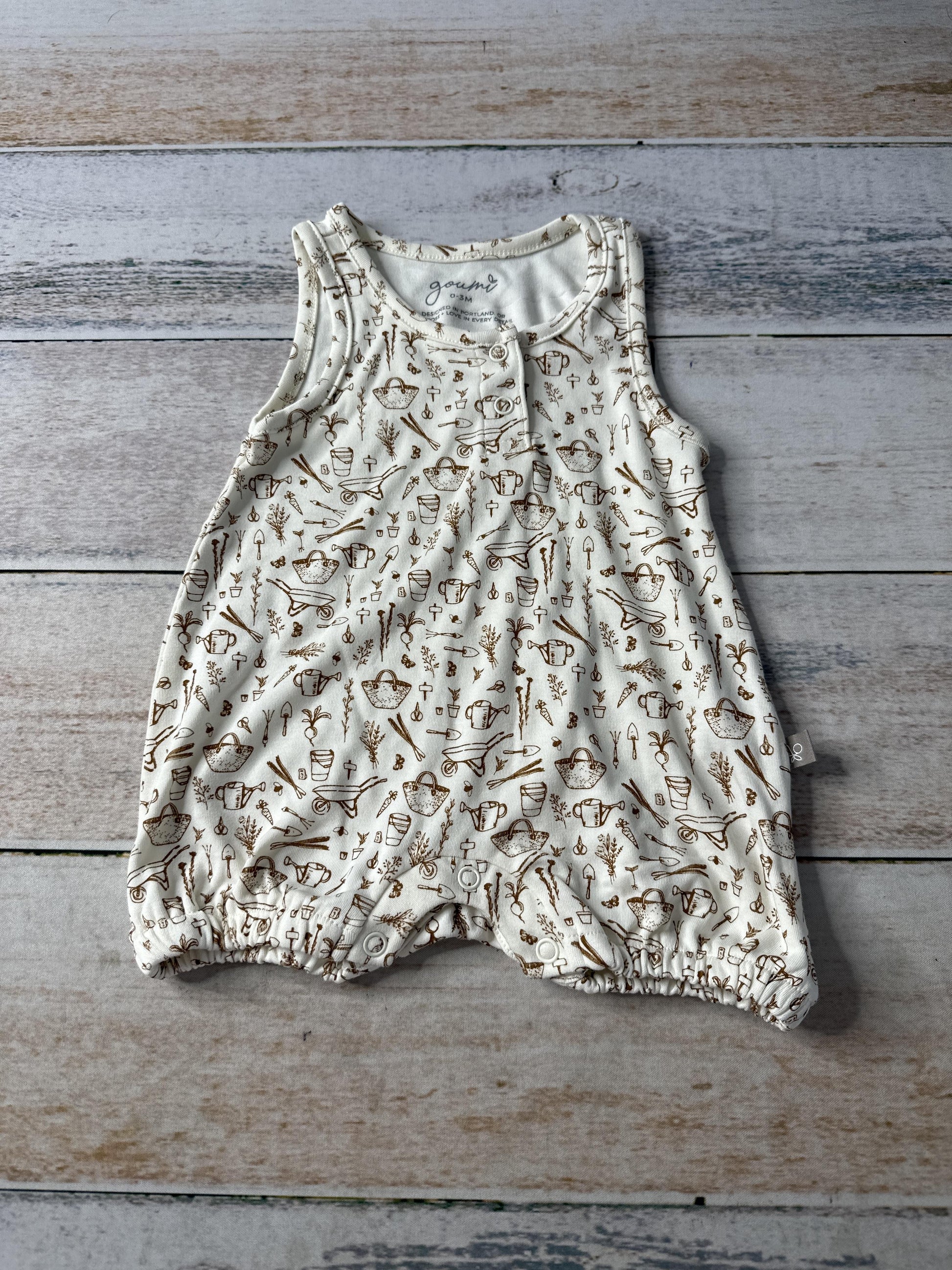 Goumi Unisex Romper Size: 0-3 months