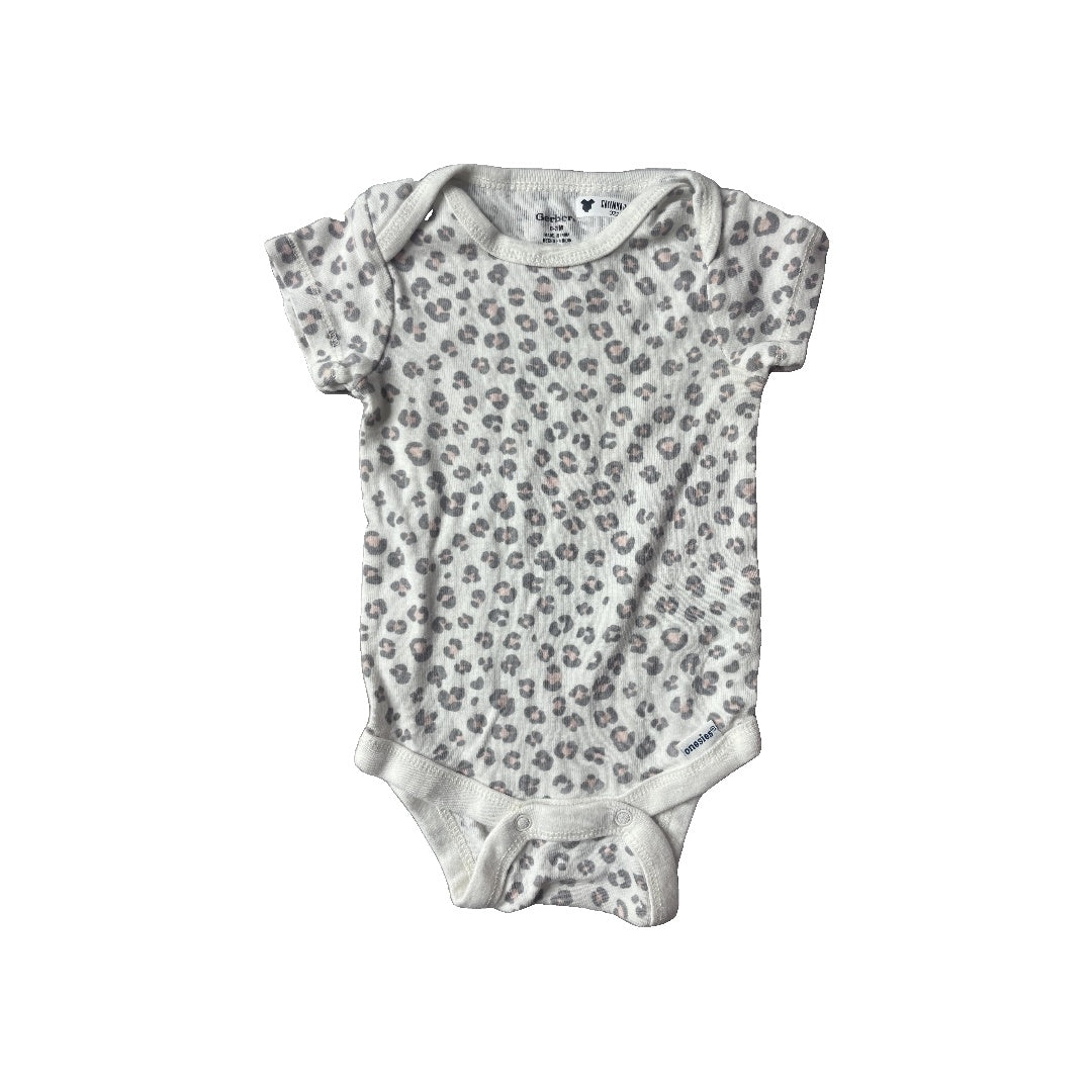 Gerber Unisex Button Down Short Sleeve Size: 0-3 months