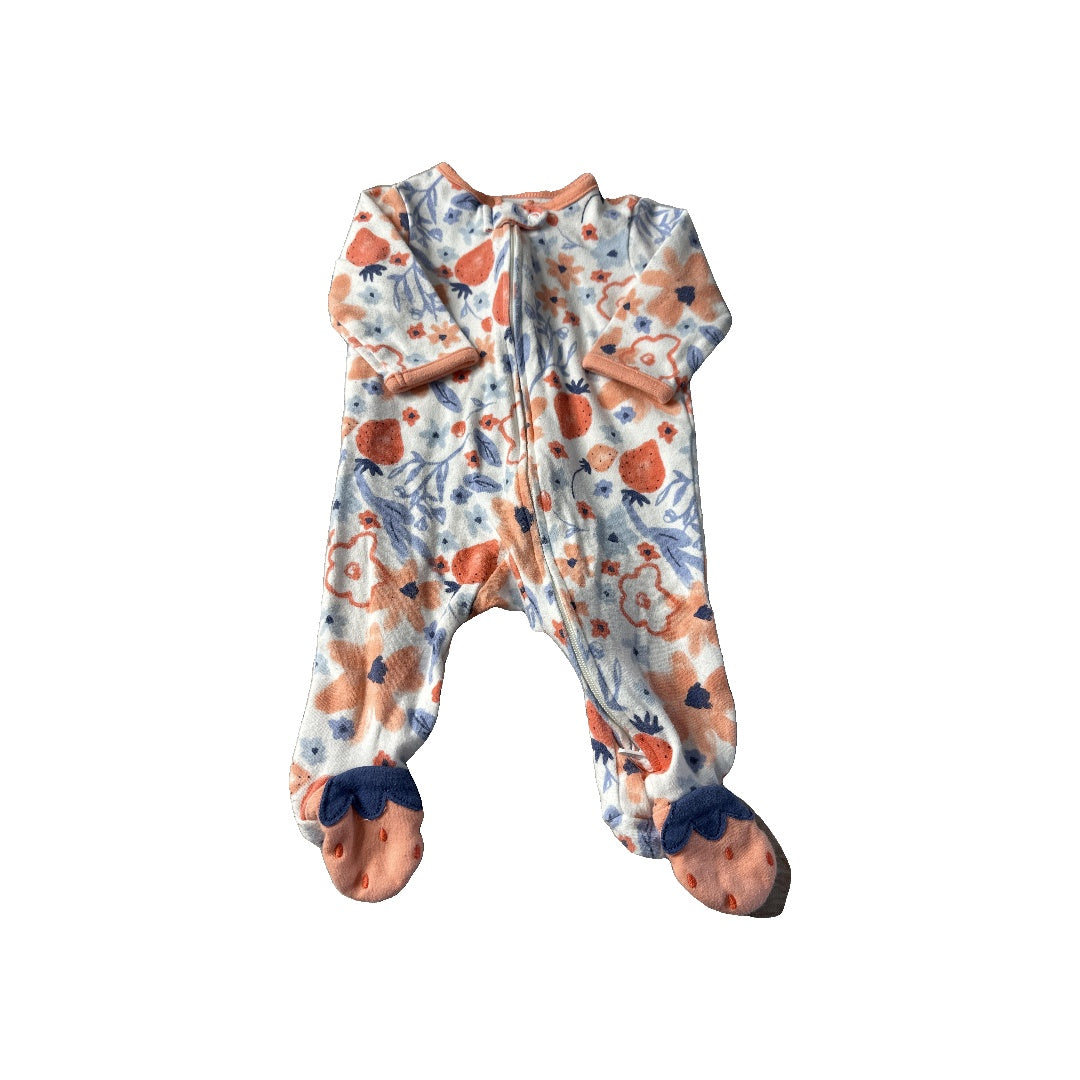 Unisex Pajamas Size: 0-3 months