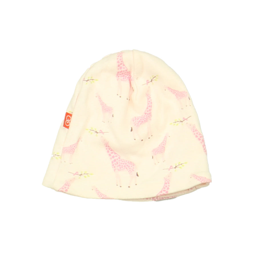 Laughing Giraffe Girls Pink Hat Size: 0-6 Months Pink