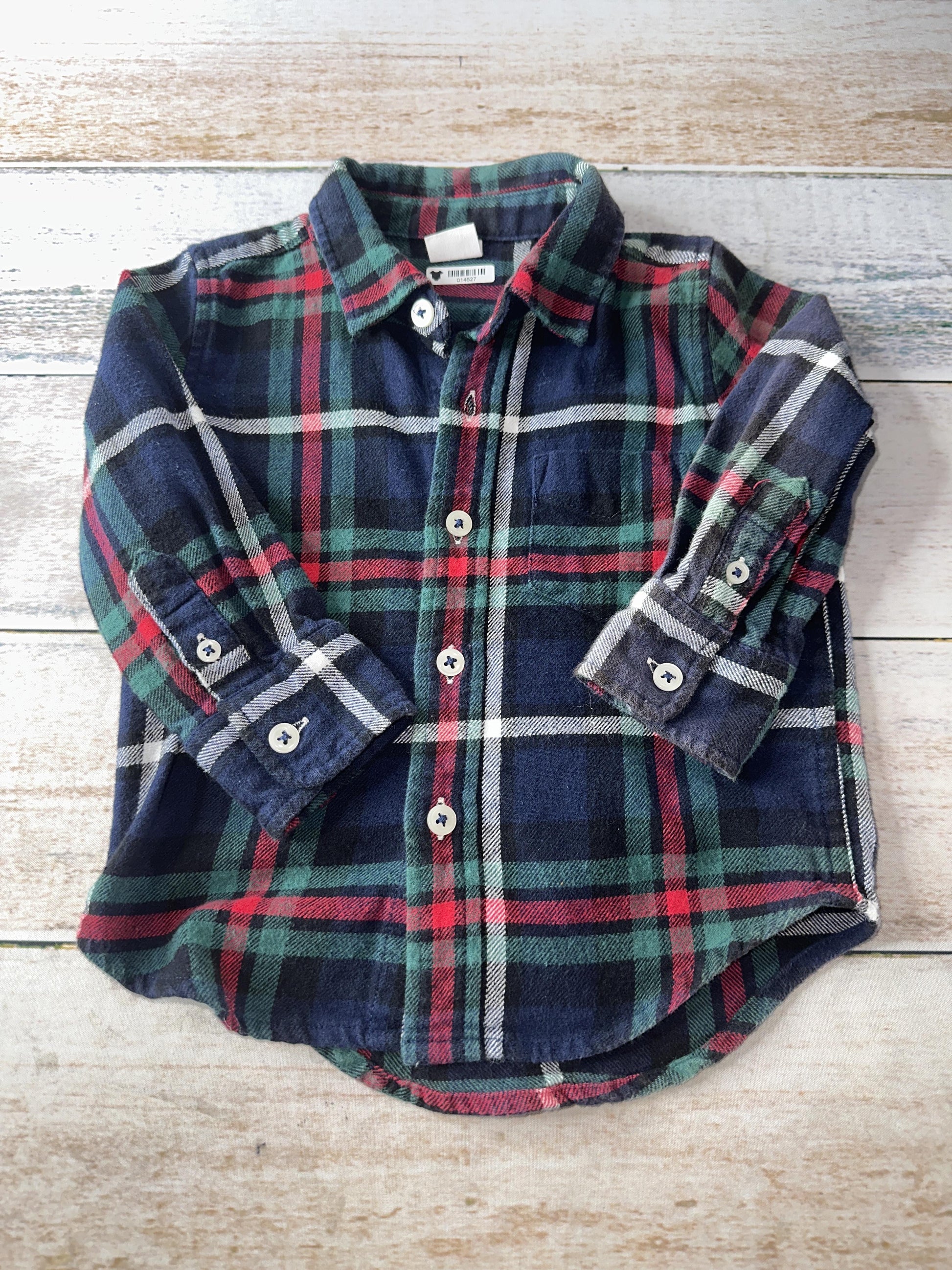 Gap Unisex Long Sleeve Shirt Size: 12-18 months