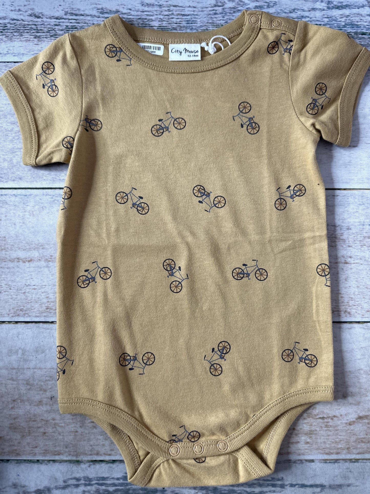 City Mouse Unisex Onesie Size: 12-18 months