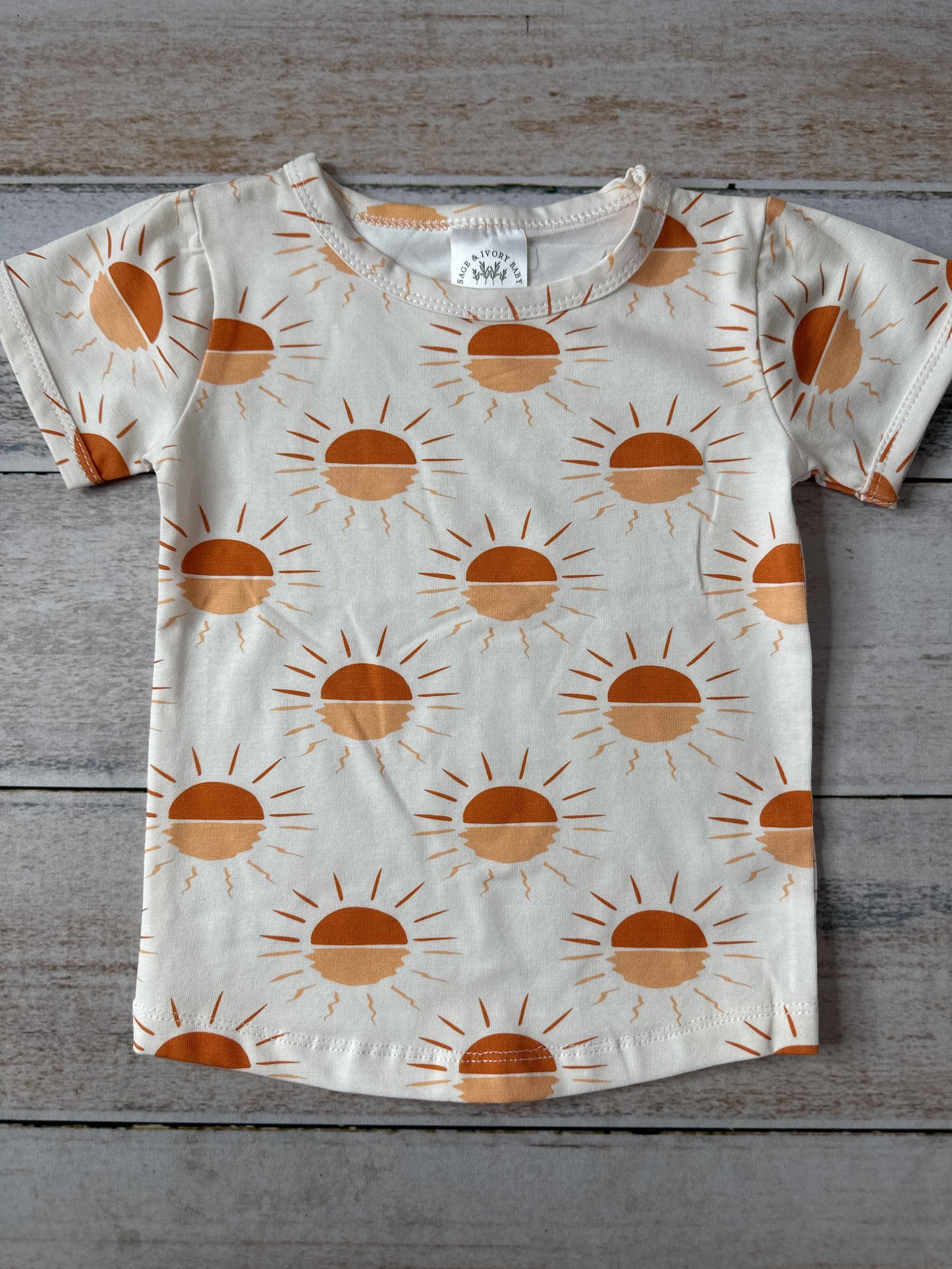 Sage and Ivory Unisex T-Shirt Size: 12-18 months