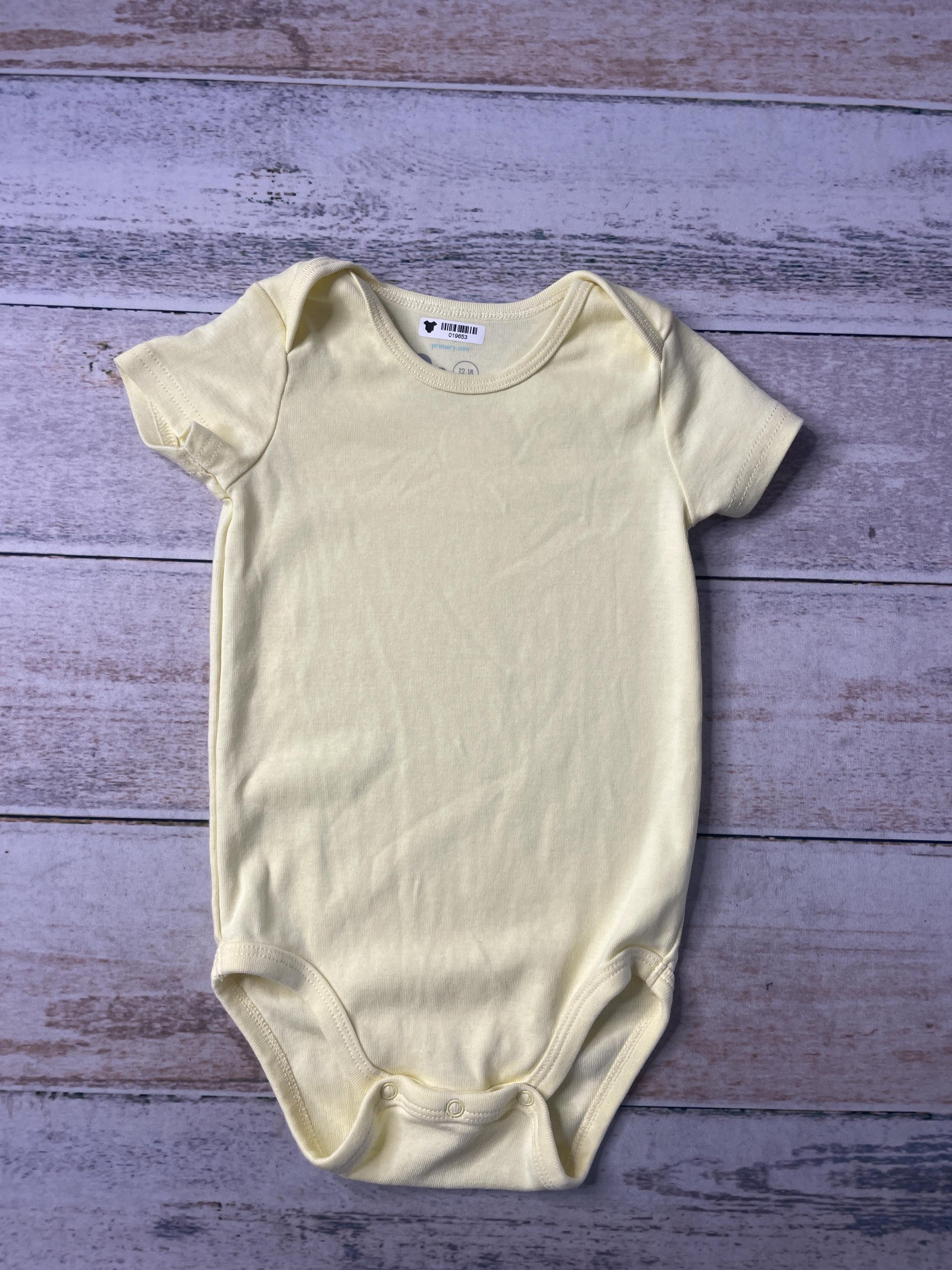 Primary Unisex Onesie Size: 12-18 months
