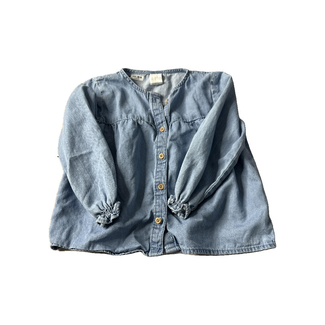 H&M Unisex Long Sleeve Shirt Size: 12-18 months