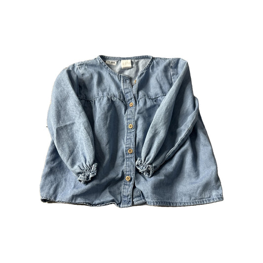 H&M Unisex Long Sleeve Shirt Size: 12-18 months