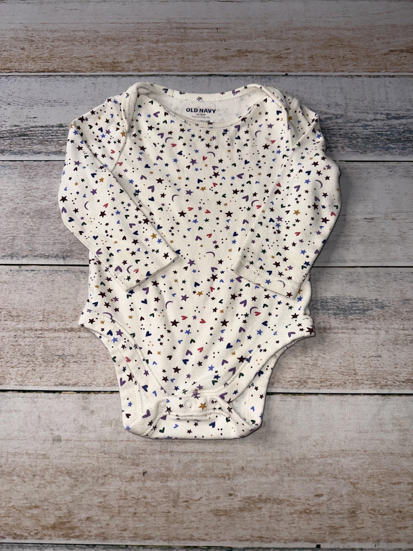 Old Navy Unisex Onesie Size: 12-18 months