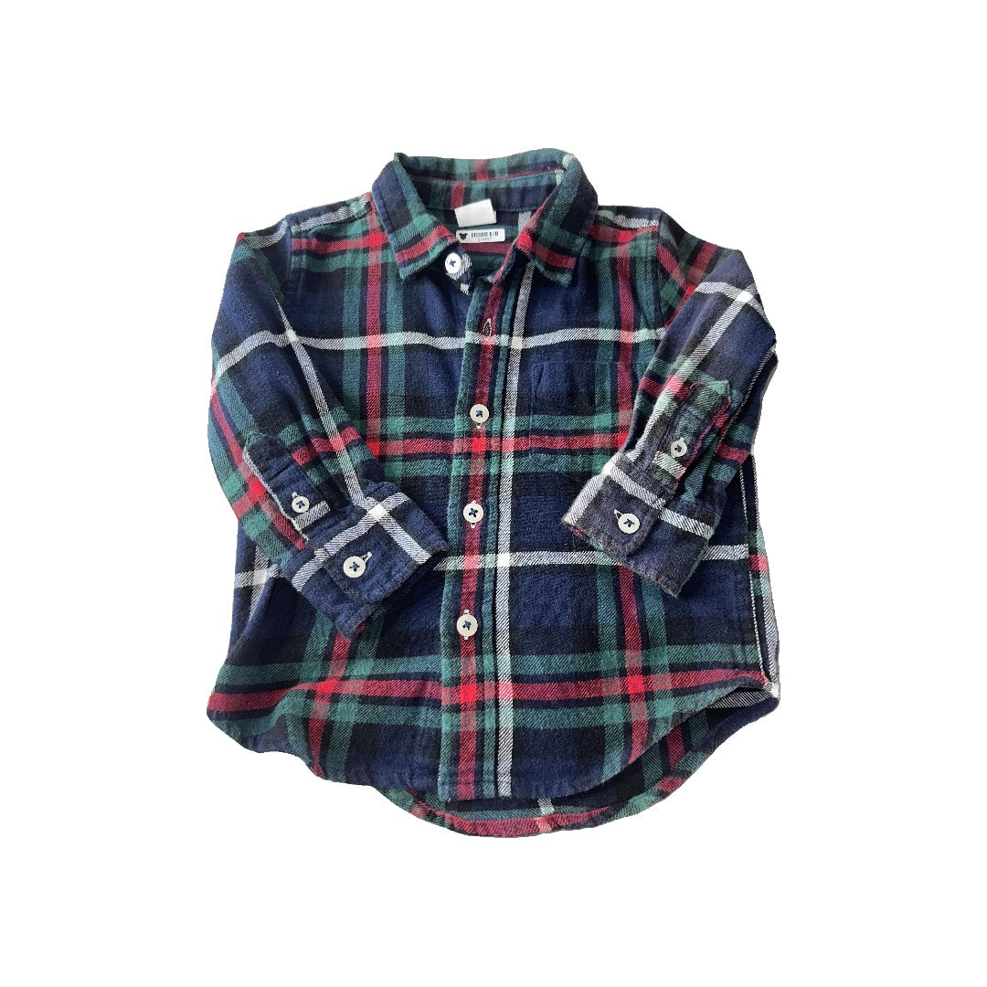 Gap Unisex Long Sleeve Shirt Size: 12-18 months