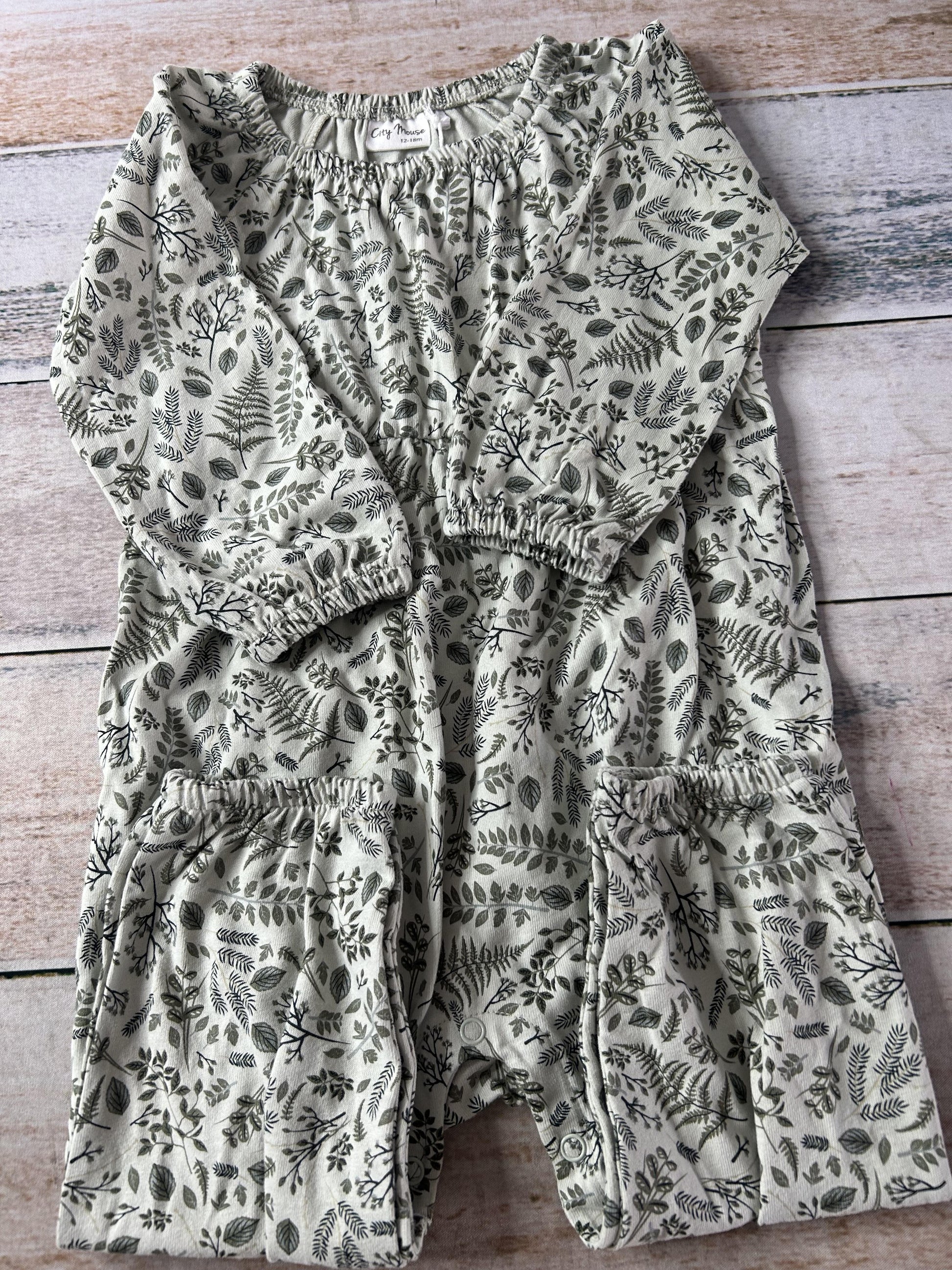 Unisex Long Sleeve Outfit Size: 12-18 months