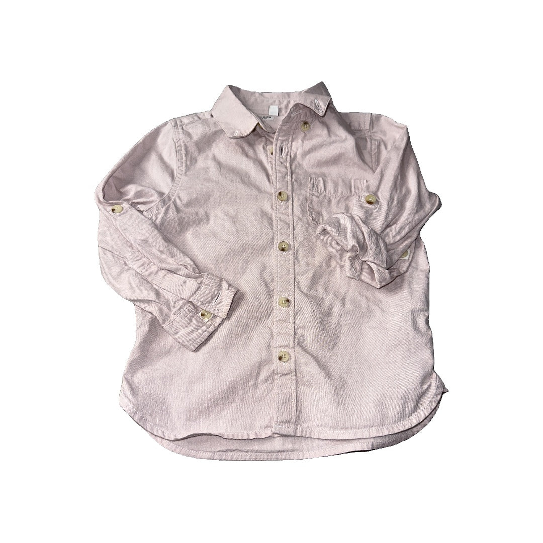 Unisex Button Down Short Sleeve Size: 18-24 months
