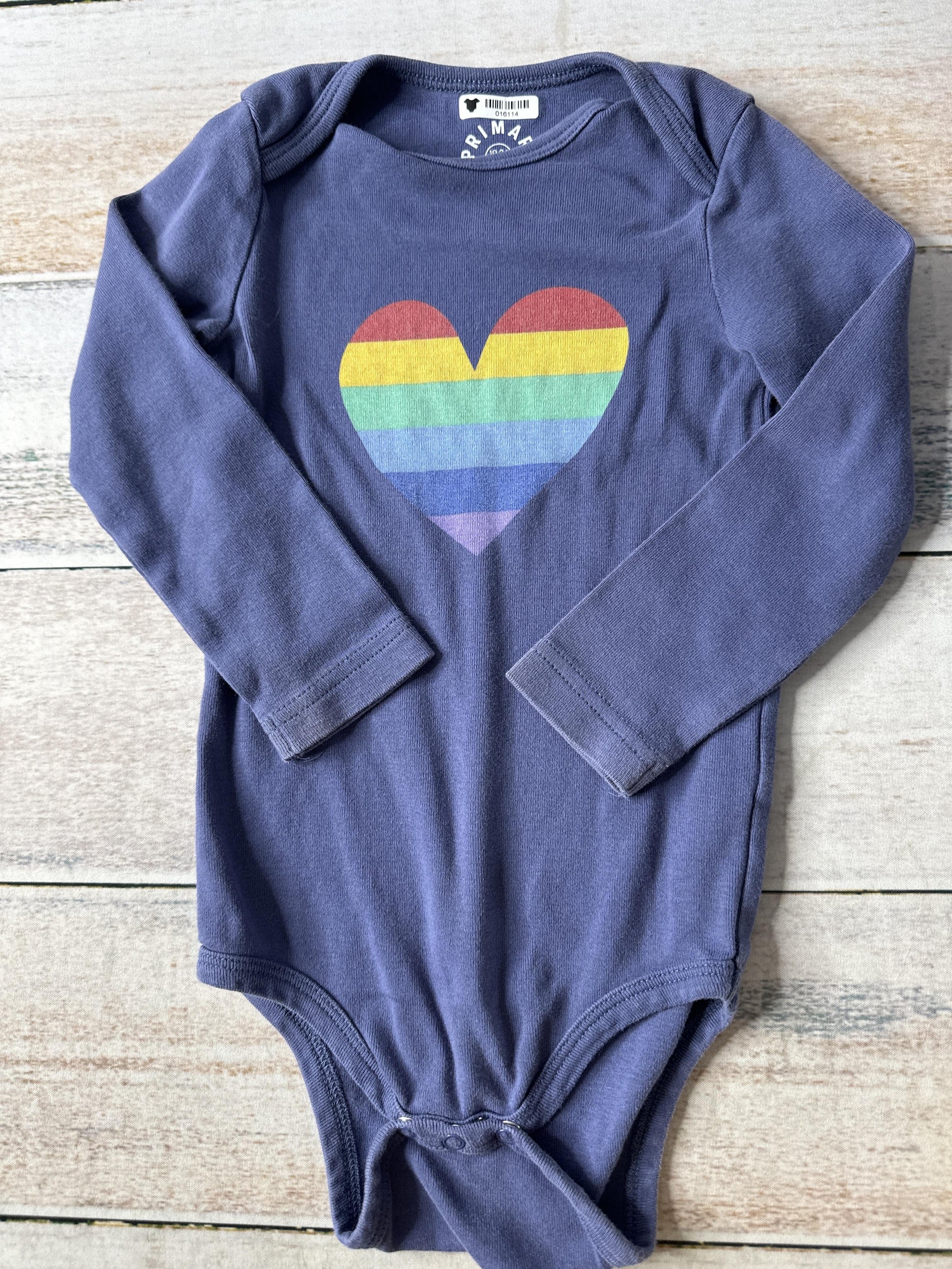 Primary Unisex Onesie Size: 18-24 months